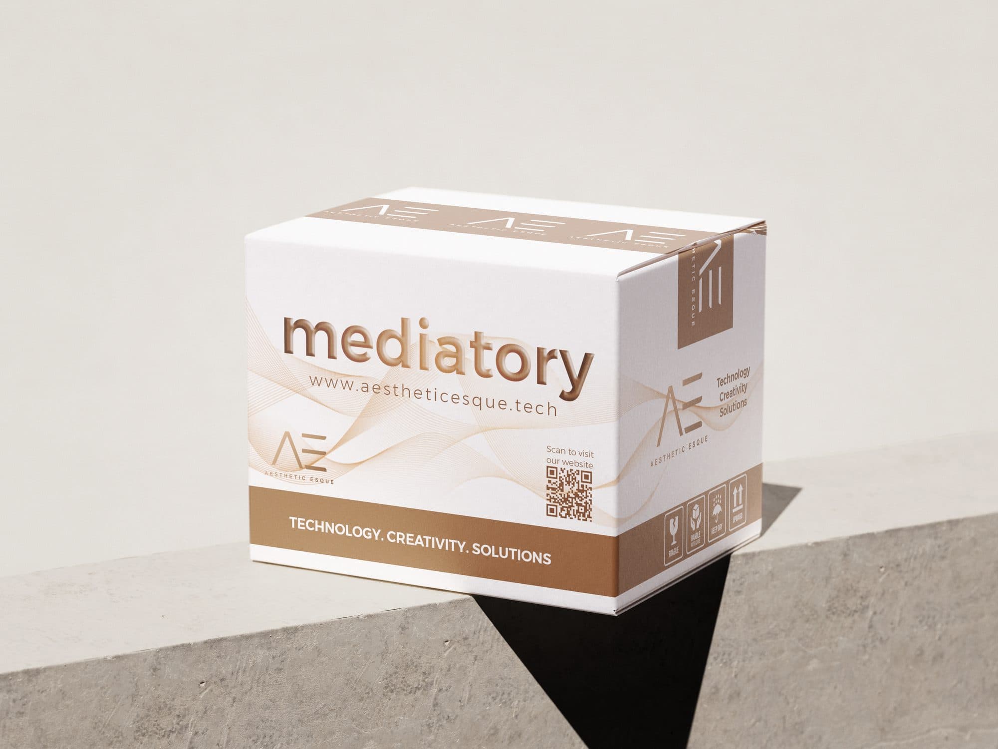 Mediatory packaging by Aesthetic Esque Investment CC