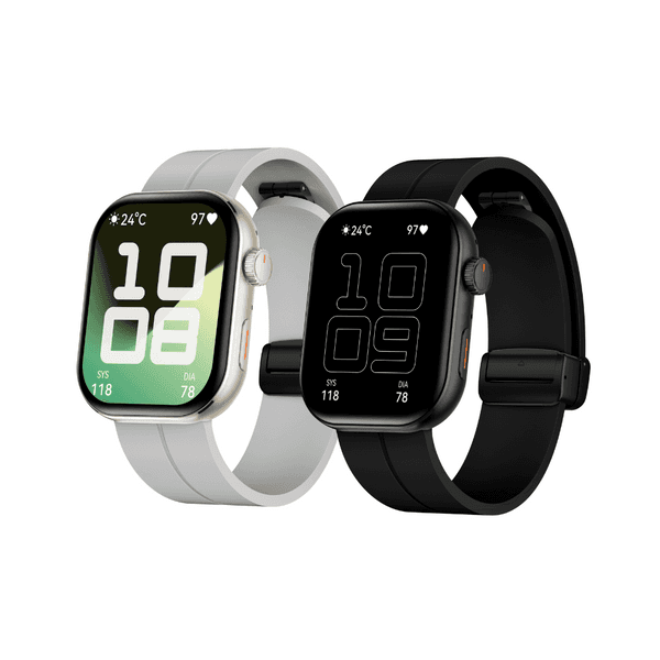 POLAROID BOOST FULL TOUCH SQAURE ACTIVE SMART WATCH TITANIUM